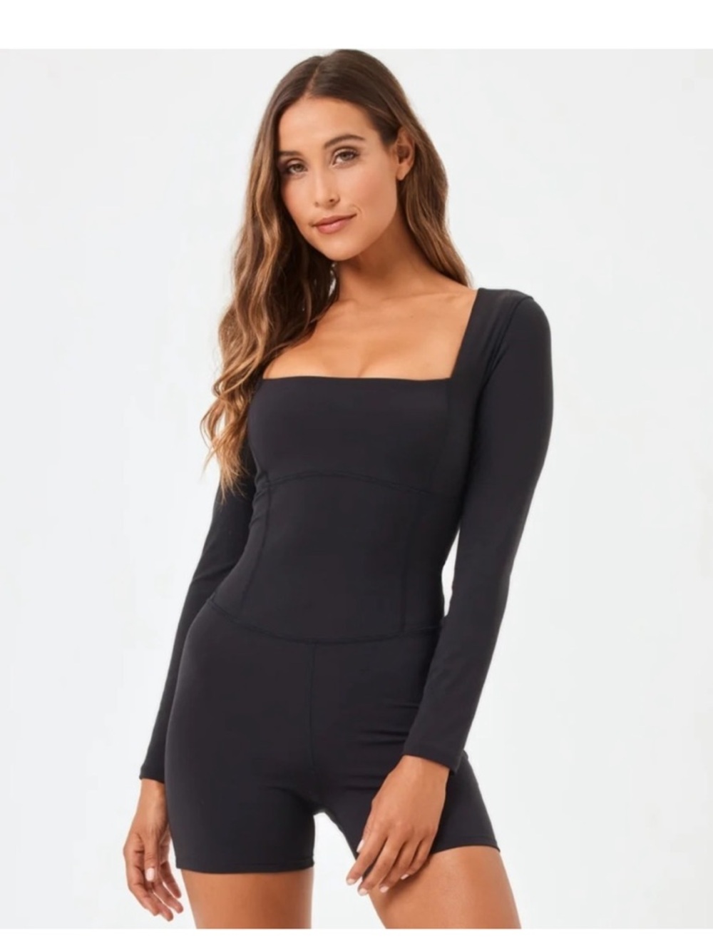 LSPACE Allister Romper Black XS NWT